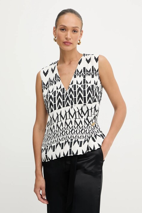 Marciano Guess bluzka BRITNEY damska kolor biały wzorzysta 5YGH09 7352A