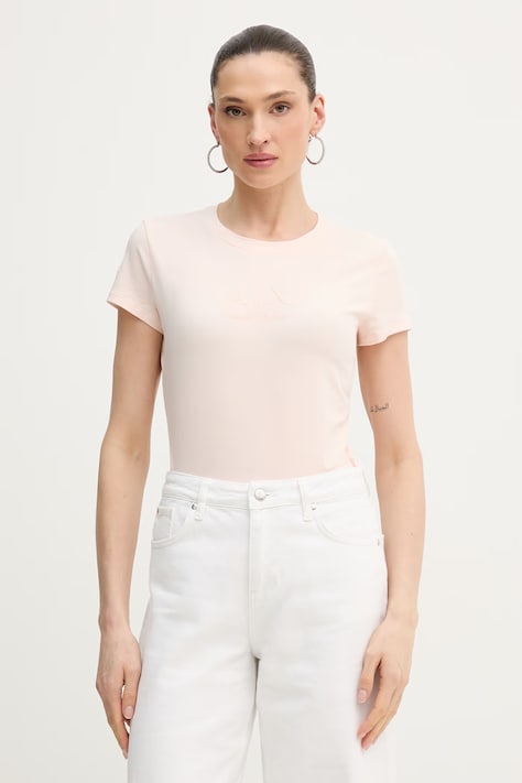 Футболка Armani Exchange колір бордовий XW001458 AF16294