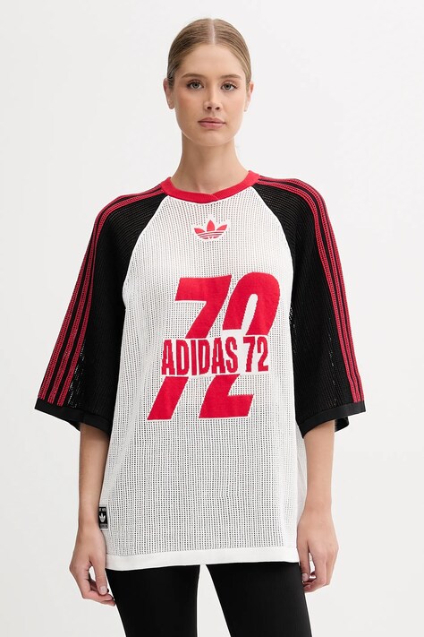 adidas Originals tricou din bumbac Jersey culoarea alb, KD2269