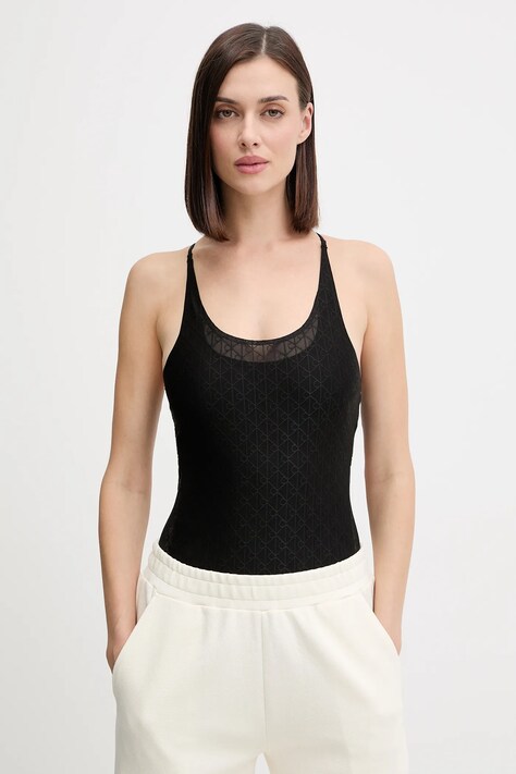 Calvin Klein Performance body kolor czarny odkryte plecy LVGWF5K114