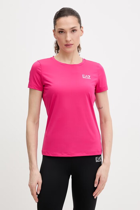 EA7 Emporio Armani t-shirt damski kolor różowy AF18476.7W000795