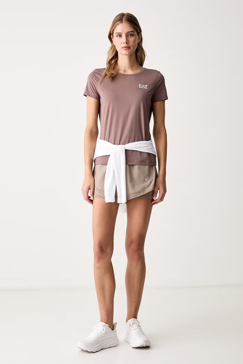 EA7 Emporio Armani Tricou de antrenament pentru femei maro AF18476.7W000795