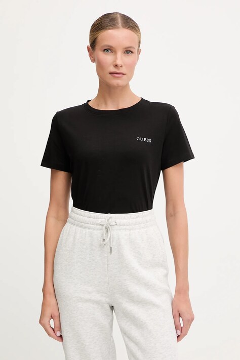 Guess tricou NEW COLETTE culoarea negru, V5BI00 J1314