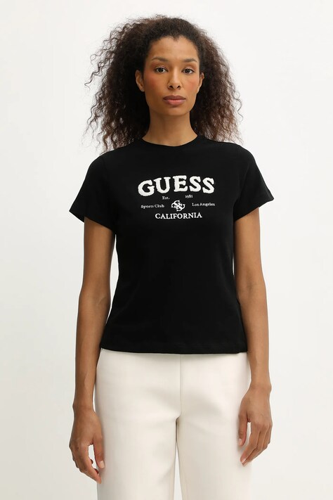 Футболка Guess CELIA цвет чёрный V5BI02 KCBF1