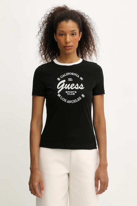 Футболка Guess GALA колір чорний V5BI03 J1314