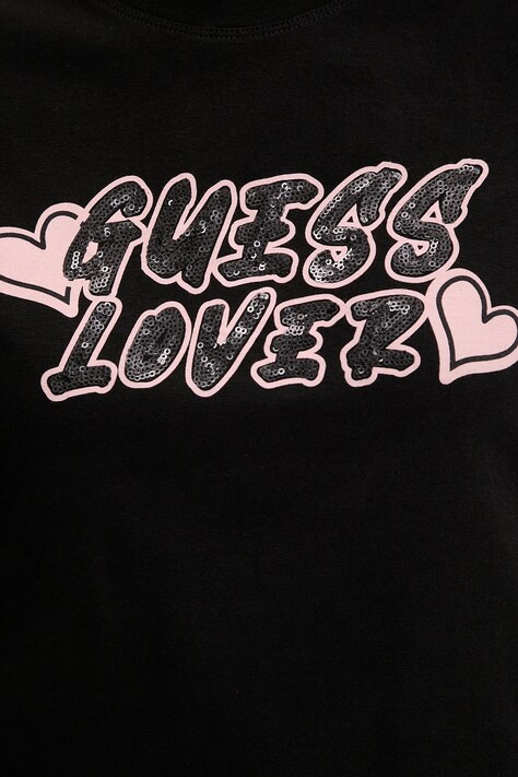 Футболка Guess FOSCA — AW25-TSD0E2, чорний — фото 5