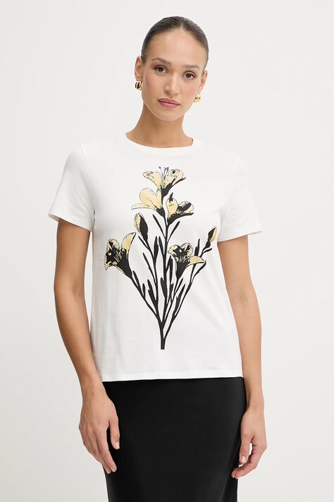 Бавовняна футболка Weekend Max Mara GUGLIA колір білий 2525976031600