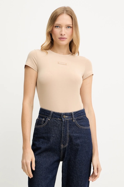 Kratka majica Armani Exchange ženska, zelena barva, XW001362 AF16294