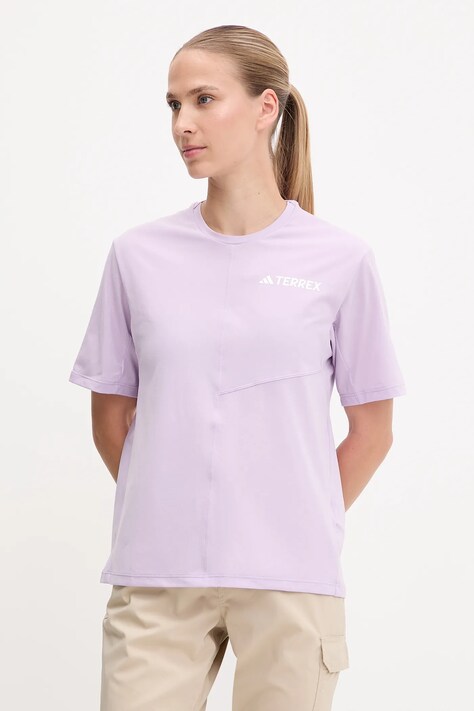 Футболка для тренировок adidas TERREX Multi цвет фиолетовый JN3890