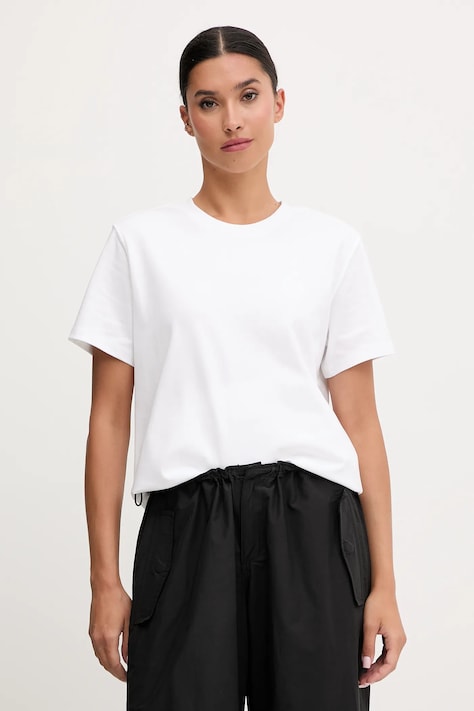 The North Face tricou din bumbac Dome Relaxed culoarea alb, NF0A8DZ2FN41