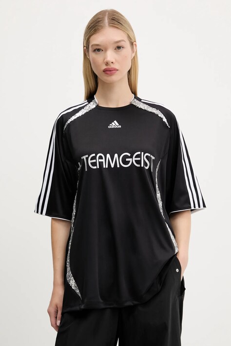 adidas Originals tricou Oversized Jersey culoarea negru, KE9792
