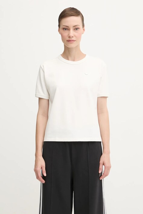 adidas Originals t-shirt P Ess T-Shirt damski kolor biały JW3654