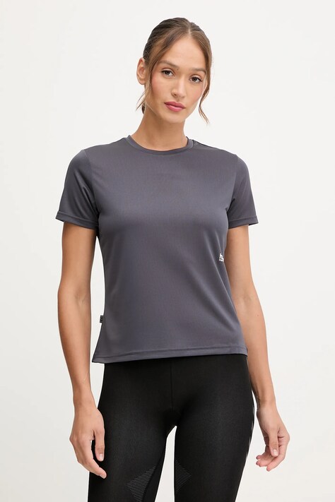 Hummel t-shirt treningowy damski kolor szary 229983