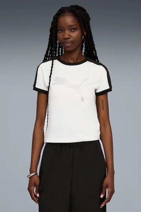 Puma t-shirt PUMA x FENTY damski kolor biały 636184