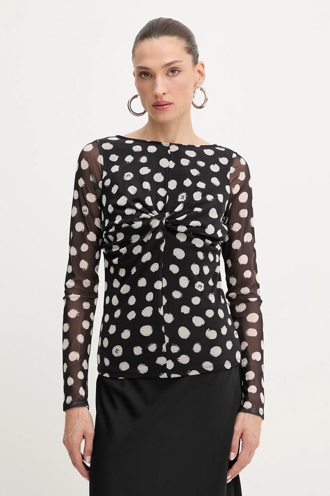 Liu Jo longsleeve kolor czarny UF5269.JS007