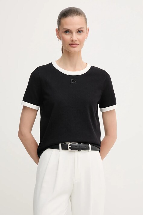 Dkny t-shirt damski kolor czarny DJ5R0710