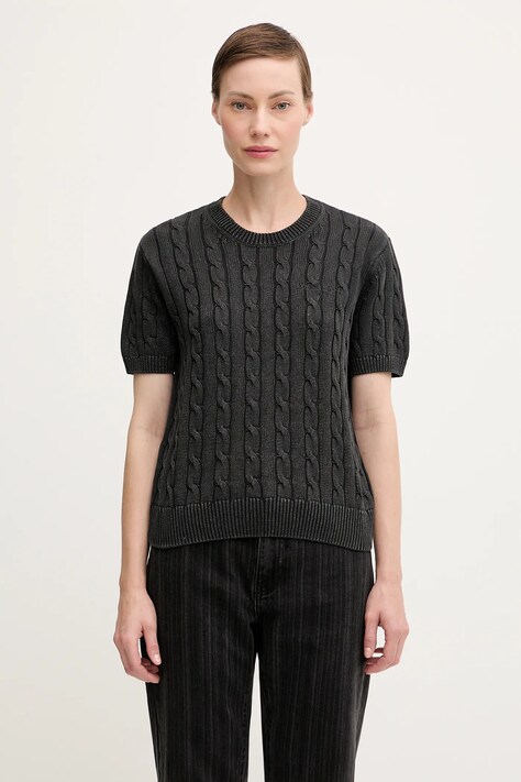 Carhartt WIP sweter bawełniany W' Carter Knit damskie kolor czarny I035181.89GD