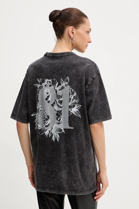 Guess t-shirt bawełniany damski kolor szary W5BI19 I3Z14
