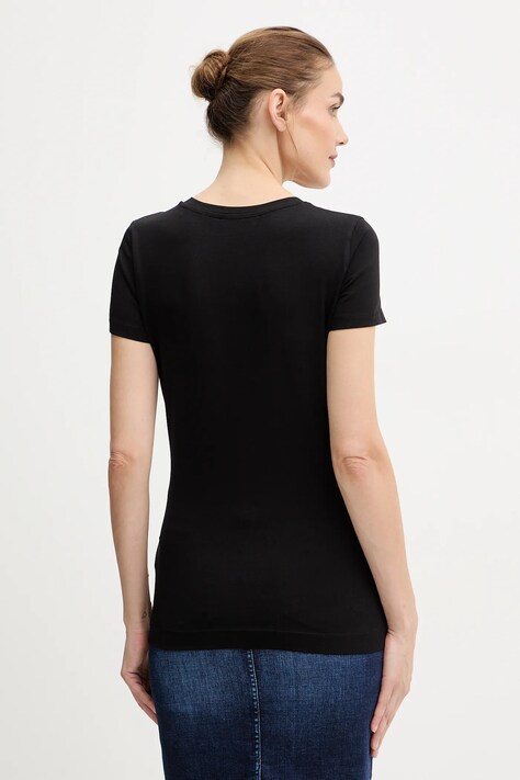 Guess t-shirt damski kolor czarny W5BI15 J1314