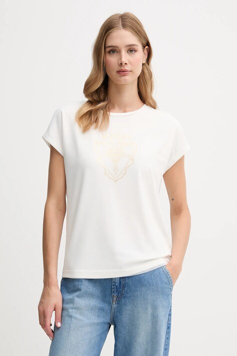 Joop! t-shirt damski kolor beżowy 30047786