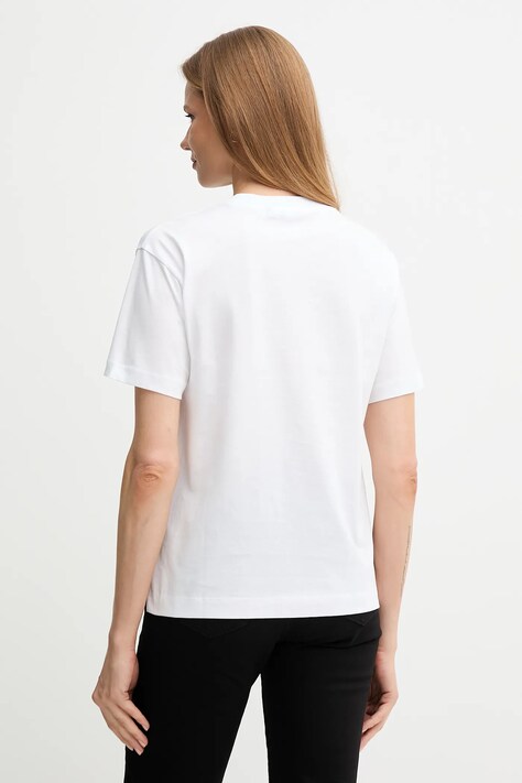 Joop! t-shirt bawełniany damski kolor biały 30048383