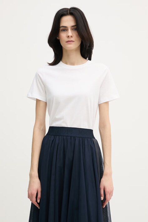 Joop! t-shirt bawełniany damski kolor biały 30048474