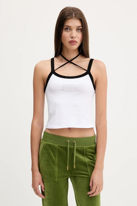 Juicy Couture top kolor biały JCWCT225302