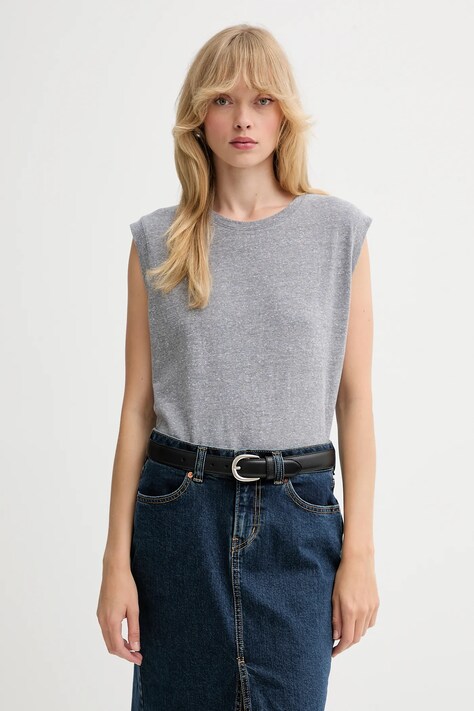 Levi's top damskie kolor szary A8794