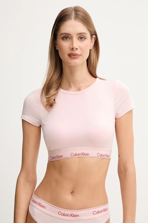 Calvin Klein Underwear t-shirt damski kolor różowy LV00QF8495