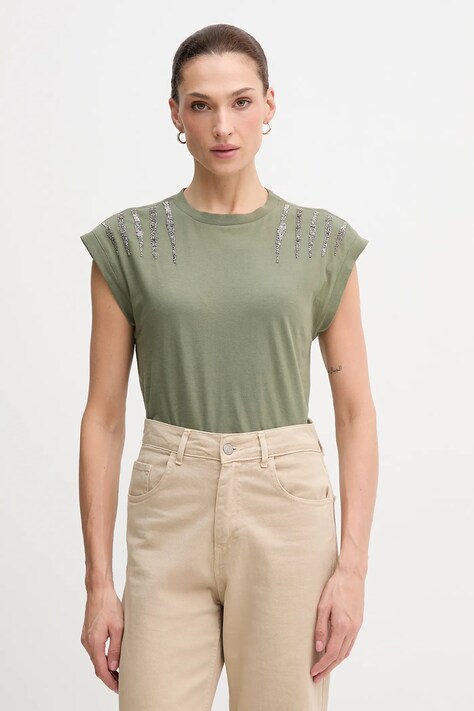 Pepe Jeans t-shirt kolor zielony PL5000024