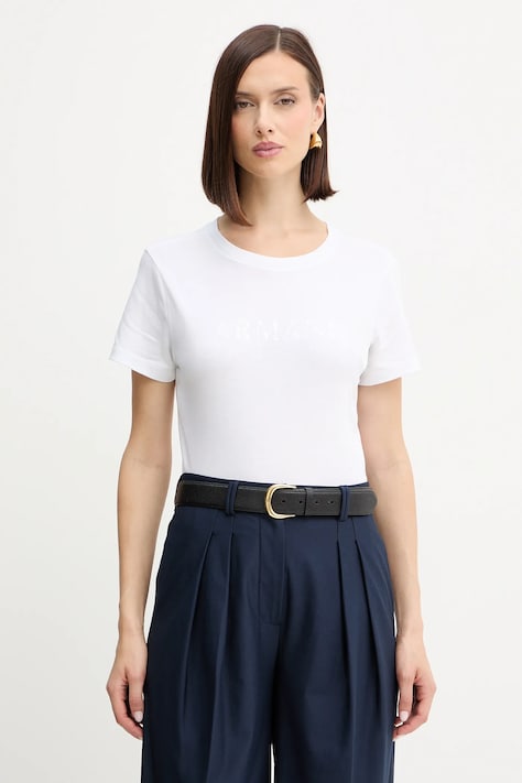 Armani Exchange tricou din bumbac culoarea alb, XW001376 AF10356
