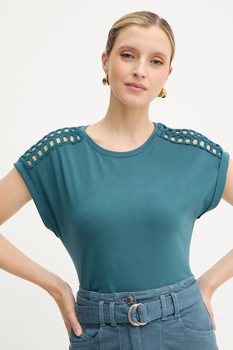 Morgan tricou culoarea turcoaz, DUANE