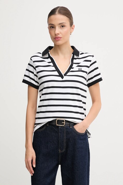 Pedro del Hierro polo damski kolor biały 4532381
