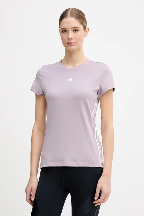 adidas Performance t-shirt treningowy HYGLM damski kolor różowy JX7380