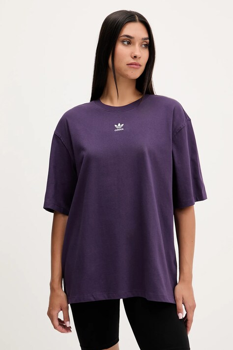 adidas Originals tricou Essentials culoarea violet, JW5079