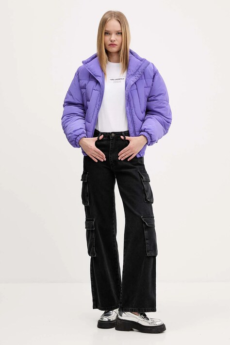Karl Lagerfeld Jeans футболка жіноча бавовняна — AW25-TSD12C, білий — фото 2