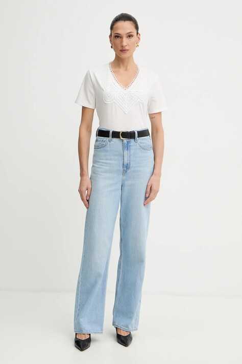 Футболка Morgan — AW25-TSD12R, білий — фото 2