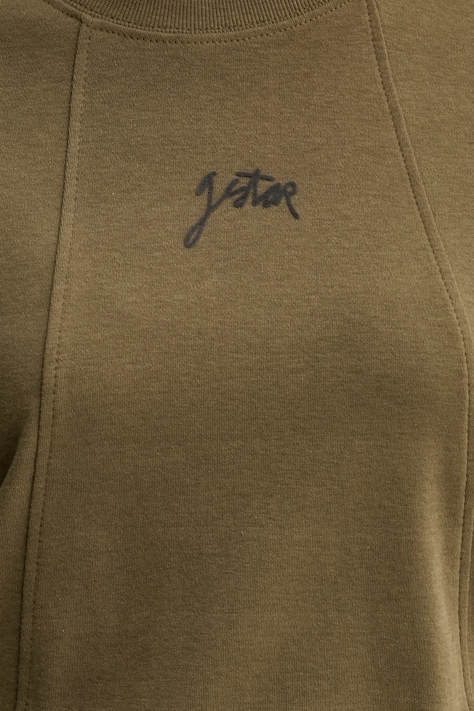 Бавовняна футболка G-Star Script — AW25-TSD12U, зелений — фото 5