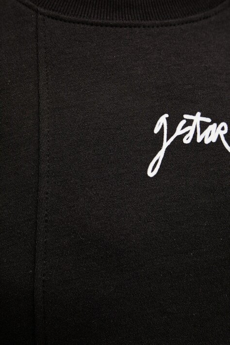 Бавовняна футболка G-Star Script — AW25-TSD12U, чорний — фото 5