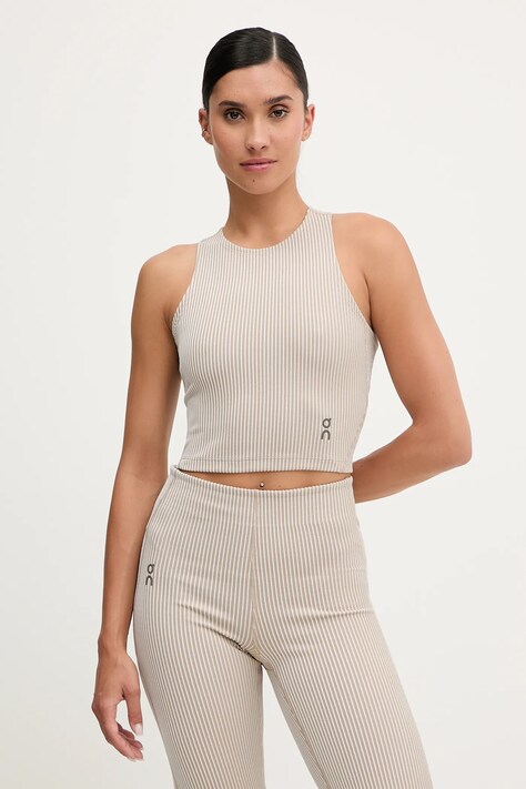 Топ для йоги ON running All-Day цвет бежевый 1WF30423961