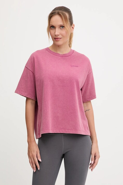 Under Armour t-shirt damski kolor bordowy 6007690