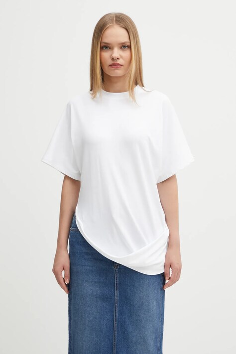Sportmax t-shirt KERAS damski kolor biały 2522946055600