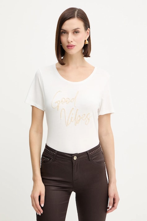 Morgan tricou culoarea alb, DGOOD