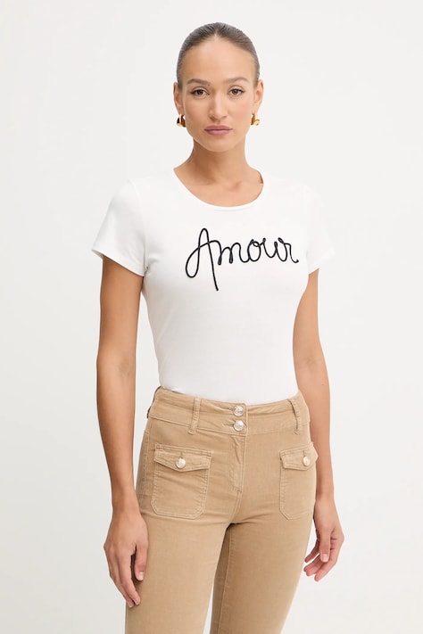 Morgan tricou culoarea alb, DMIO