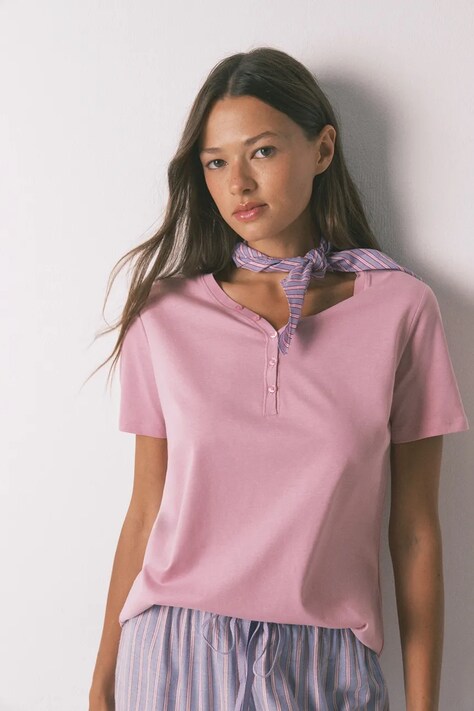 women'secret t-shirt bawełniany damski kolor różowy 3272295