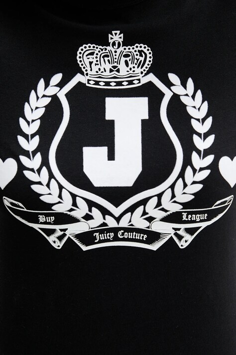 Juicy Couture t-shirt damski kolor czarny JCSCT225407