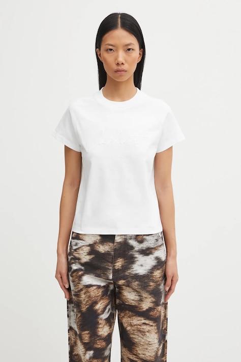 Carhartt WIP t-shirt bawełniany W' S/S Ray T-Shirt damski kolor biały I035529.02XX