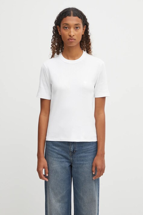 Μπλουζάκι Carhartt WIP W'''''''' S/S Philipa T-Shirt χρώμα: άσπρο, I035471.02XX