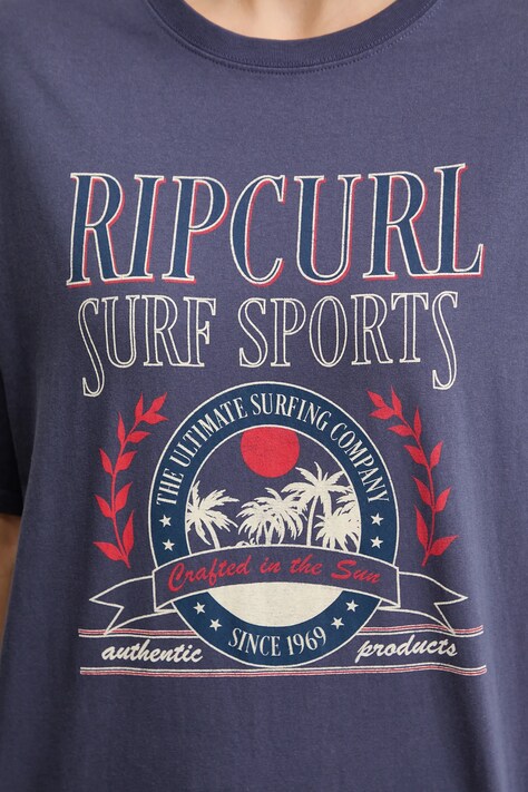 Бавовняна футболка Rip Curl SURF DEPT. HERITAGE — фото 5