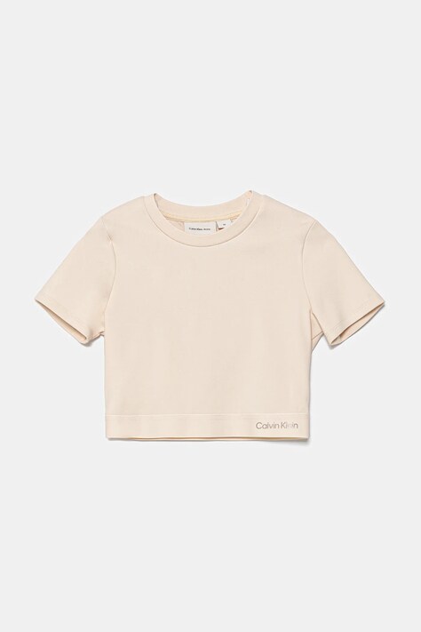 Футболка Calvin Klein Jeans колір бежевий IG0IG02977
